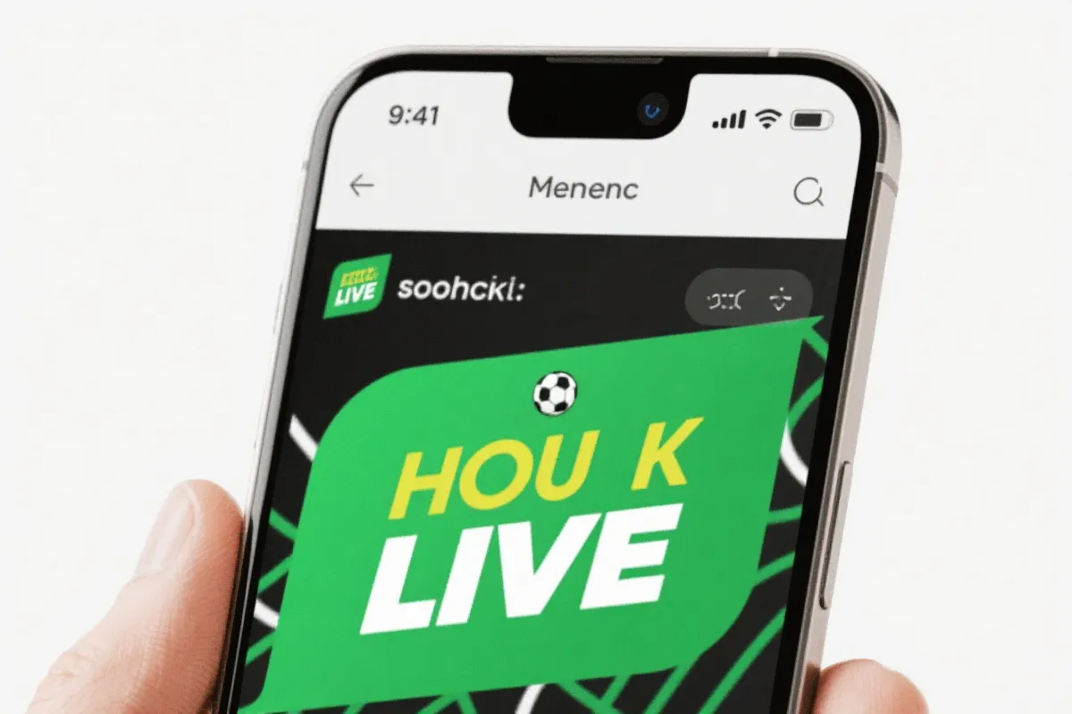 足球直播App界面示意